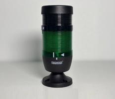 Сигнальная колонна IP40, 70 мм, LED FLASH 220V AC, зуммер, цвет зеленый, IK71YF220ZM02 - EMAS