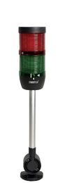 Сигнальная колонна 70 мм, LED FLESH 220V AC, IP65, IK72F220XD24E - EMAS
