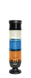 Сигнальная колонна 70 мм, LED 220V AC, зуммер, IP40, IK73BMSL220ZM02 - EMAS