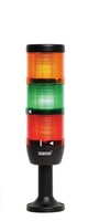 Сигнальная колонна IP65, 70 мм, LED FLASH 24V AC/DC, цвет красный, желтый, зеленый, IK73F024XM01E - EMAS