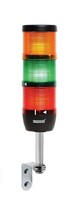 Сигнальная колонна IP65, 70 мм, LED 24V AC/DC, цвет красный, желтый, зеленый, IK73L024XD01E - EMAS