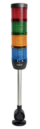 Сигнальная колонна 70 мм, LED 24V AC/DC, IP65, IK74L024XD24E - EMAS