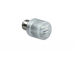 Светодиод LED FLASH 110V AC, цвет белый, BA15s, IKMF110B - EMAS