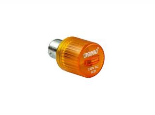 Светодиод LED 110V AC, цвет желтый, BA15s, IKML110S - EMAS