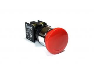 Кнопка аварийная "Грибок" с фиксацией (1НЗ), KB12E - EMAS