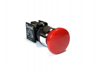 Кнопка аварийная "Грибок" без фиксации красная (1Н3), KB12MK - EMAS