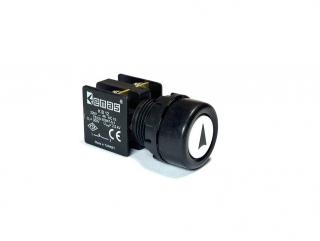 Кнопка без фиксации со стрелкой, белая (1НЗ), KB12RB0 - EMAS