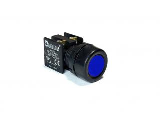 Кнопка без фиксации, синяя (1Н3), KB12RM - EMAS