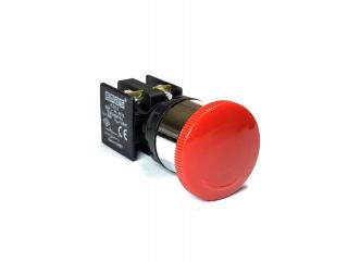 Кнопка аварийная "Грибок" с фиксацией (1НО+1НЗ), KB14E - EMAS