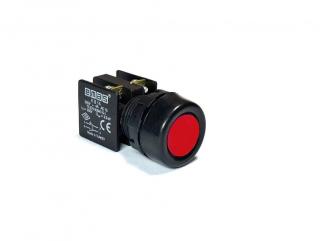 Кнопка без фиксации, красная (1НЗ+1НО), KB14RK - EMAS
