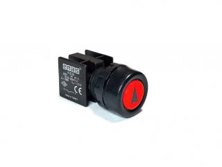 Кнопка без фиксации со стрелкой, красная (1НО), KB34RK0 - EMAS