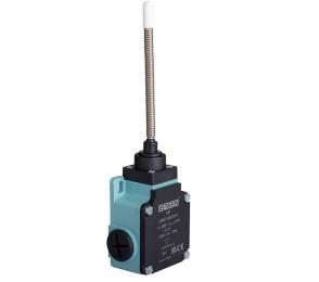 Выключатель концевой синхроного переключения многонаправленный с пластмассовой консолью, стальной пружиной, пластиковый наконечник (1НО+2НЗ), L2K25SOP102 - EMAS