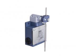 Выключатель концевой быстрого переключения угловой многонаправленный с металлической консолью, стальным регулируемым рычагом (1НО+1НЗ), L53K13REM121 - EMAS