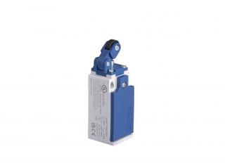 Выключатель концевой синхронного переключения угловой 1-но направленный с пластмассовой консолью и пластмассовым роликом Ф14мм (2НО+1НЗ), L5K27MIP311 - EMAS