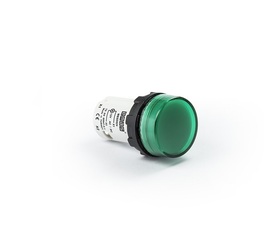 Светосигнальная арматура зеленая 12V AC/DC, MBSD012Y - EMAS