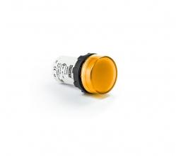 Светосигнальная арматура желтая 24V AC/DC, MBSD024S - EMAS