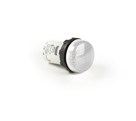 Светосигнальная арматура белая 12V AC/DC, MBSP012B - EMAS