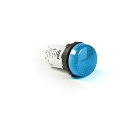 Светосигнальная арматура синяя 12V AC/DC, MBSP012M - EMAS