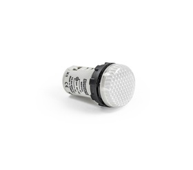 Светосигнальная арматура белая 24V AC/DC, MBSP024B - EMAS