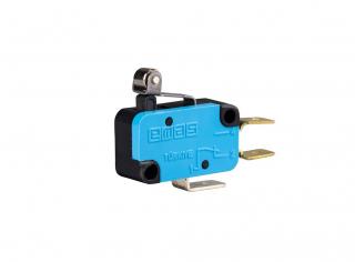 Микро выключатель с коротким рычагом и роликом Ф5мм (1CO), MK1MIM1 - EMAS