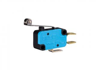 Микро выключатель со среднем рычагом и роликом Ф5мм (1CO), MK1MIM2 - EMAS