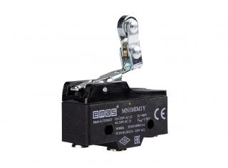 Мини выключатель с рычагом и роликом Ф10мм (1CO), MN1MIM1Y - EMAS