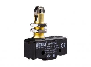 Мини выключатель с плунжером и роликом Ф12мм (1CO), MN1MUM3 - EMAS