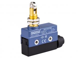 Мини выключатель с плунжером и роликом Ф12мм (1CO), MN3MUM8 - EMAS
