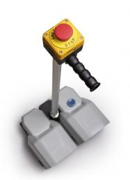 Рукоятка с аварийной кнопкой (1H3), со стойкой для педали, PDABE - EMAS