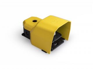 Одиночная педаль (1 скорость) с защитным кожухом и основание для ручки (1НО+1НЗ), PDKA11BX10 - EMAS