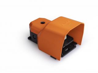 Одиночная педаль (2 скорости) с защитным кожухом и основание для ручки 2x(1НО+1НЗ), PDKA11GX20T - EMAS