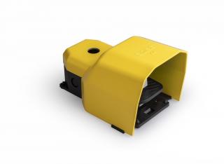 Одиночная педаль (2 скорости) с защитным кожухом и основание для ручки 2x(1НО+1НЗ)+(1НО+1НЗ), PDKA11VX20 - EMAS