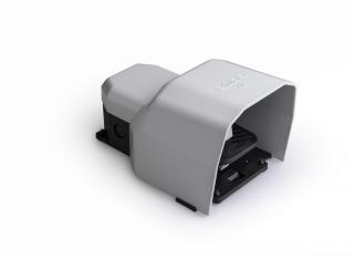 Одиночная педаль (1 скорость) с защитным кожухом (1НО+1НЗ), PDKS11BX10G - EMAS