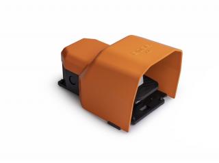 Одиночная педаль (1 скорость) с защитным кожухом 2x(1НО+1НЗ), PDKS11GX10T - EMAS