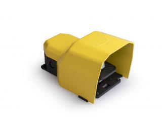 Одиночная педаль (2 скорости) с защитным кожухом 2x(1НО+1НЗ), PDKS11GX20 - EMAS