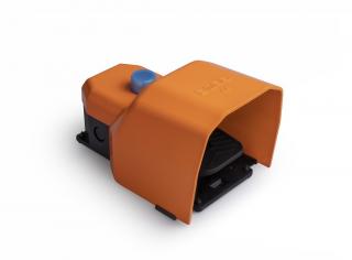 Одиночная педаль с функцией сброса (2 скорости) с защитным кожухом (1НО+1НЗ)+2Н3, PDKS11GX23T - EMAS