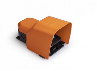 Одиночная педаль (1 скорость) с защитным кожухом 3x(1НО+1НЗ), PDKS11VX10T - EMAS