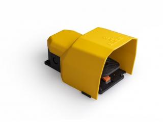 Одиночная педаль с фиксацией (1 скорость) с защитным кожухом (1НО+1НЗ), PPKS11BX11 - EMAS