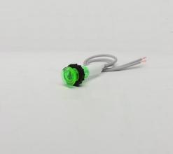 Светосигнальная арматура 12V AC/DC, зеленая S100LY1 - EMAS
