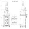 Пульт управления 3-х кнопочный, 1-х скоростной, PV3AC20B2 - EMAS 