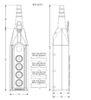 Пульт управления 4-х кнопочный, 1-х скоростной, PV4Z22 - EMAS 