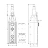 Пульт управления 5-и кнопочный, 1-х скоростной, PV5E30B2AC20 - EMAS 