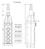 Пульт управления 5-и кнопочный, 1-х скоростной, PV5E30B33 - EMAS 