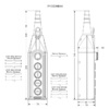 Пульт управления 5-и кнопочный, 2-х скоростной, PV5E30B44 - EMAS 