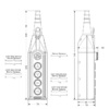 Пульт управления 5-и кнопочный, 1-х скоростной, PV5EA30B22 - EMAS 