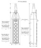 Пульт управления 7-и кнопочный, 1-х скоростной, PV7AC20B222 - EMAS 