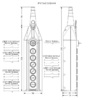 Пульт управления 7-и кнопочный, 2-х скоростной, PV7AC20B444 - EMAS 