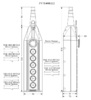 Пульт управления 7-и кнопочный, 1-х скоростной, PV7E40B222 - EMAS 
