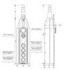 Пульт управления 6-и кнопочный, 1-х скоростной,  PV7E40B22AC20 - EMAS 