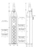 Пульт управления 8-и кнопочный, 1-х скоростной, PV9E40B222CP100DY - EMAS 